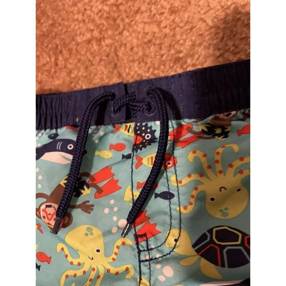 Old Navy 12-18 month Boys Bathing Suit • Underwater Design